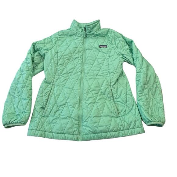 Patagonia Kids' Nano Puff Diamond Quilt Jacket Size XL 14 - Picture 1 of 9